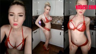 Themissnz Patreon Red Lingerie Video