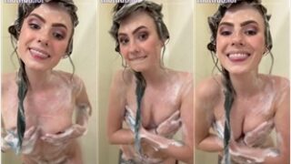 Tabby Ridiman aka Tabs24x7 Nude Tits Play Shower Porn Leaked